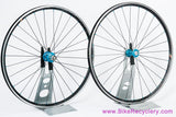 Chris King R45 Turquoise / HED Belgium C2 Wheelset: 28H - Shimano HG 11s - Sugar Wheel Works (Mint, Low Miles)