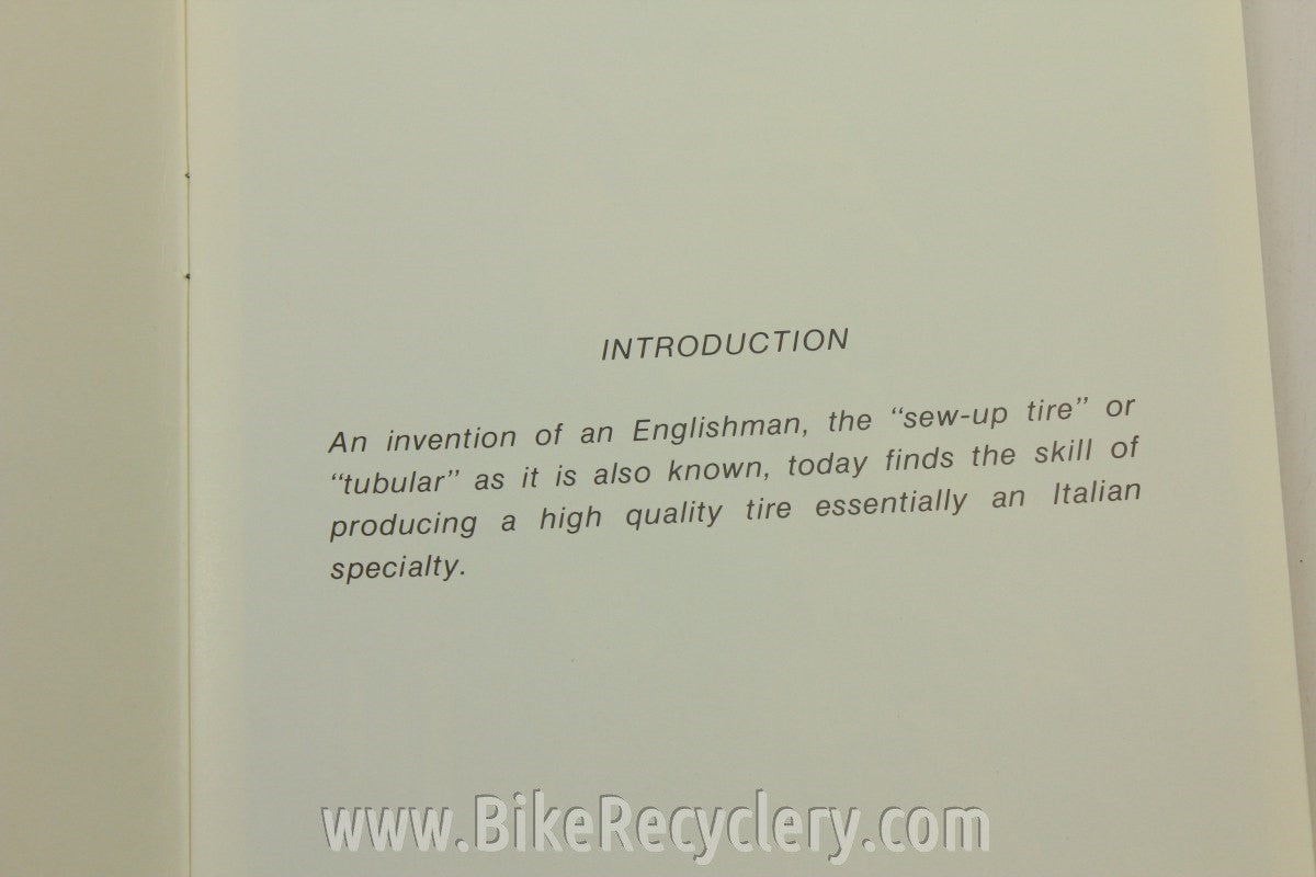 1970's Bicycle Tubular Tire Guide Book w/ Cool B/W Post Card Photos Fausto Coppi
