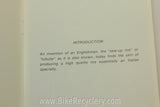 1970's Bicycle Tubular Tire Guide Book w/ Cool B/W Post Card Photos Fausto Coppi