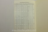 1970's Bicycle Tubular Tire Guide Book w/ Cool B/W Post Card Photos Fausto Coppi