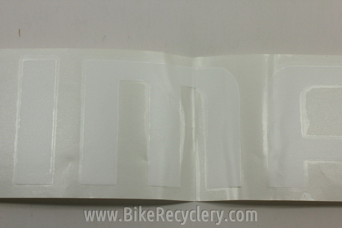 Shimano Window Transfer Decal / Sticker: White, HUGE 26" x 3.5" FREE SHIPPING