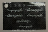 Campagnolo Sticker Sheet: 11 Stickers; Chainstay, Frame, Shield Logo, Website