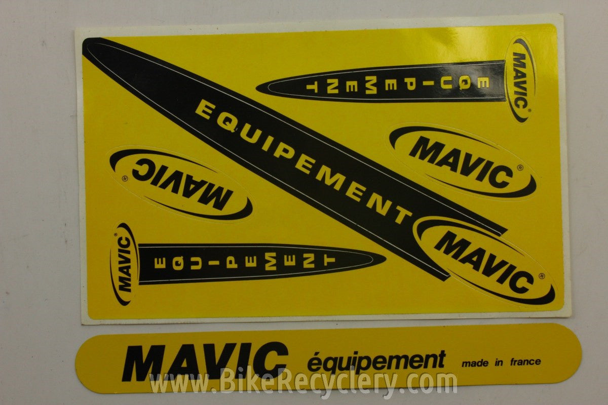 Mavic Chainstay and Rim Decals / Stickers: Pack of 6 FREE SHIPPING