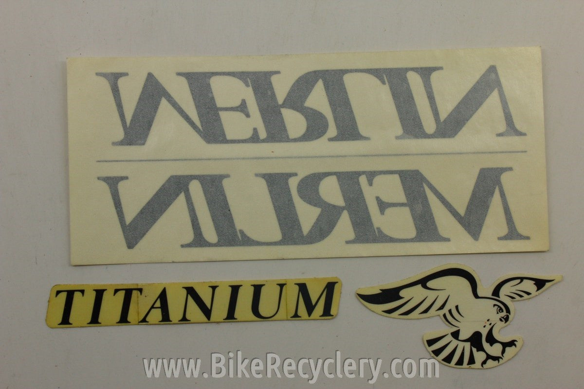 Vintage Merlin Decal Set: OEM 1980's or 1990's RARE Free Shipping