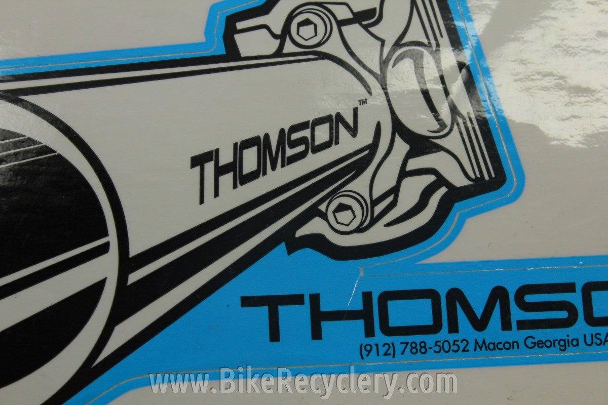 Thomson Seatpost Sticker: ~7" x 4" Blue White FREE SHIPPING