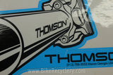 Thomson Seatpost Sticker: ~7" x 4" Blue White FREE SHIPPING