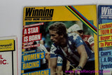 Winning Bicycle Racing Illustrated Magazine LOT: 1983-1985 - Lemond Moser Kelly Boyer Fignon + Coors Classic Map