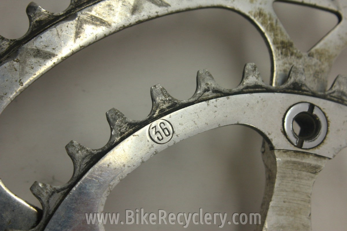 Zeus Criterium Compact Crankset: 1970's 53/36T, 170mm
