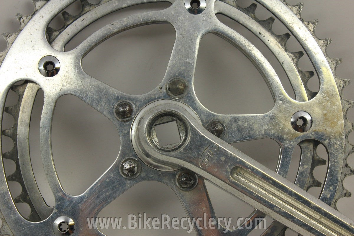 Zeus Competition Cyclotourist Crankset: 1970's 52/44T, 170mm