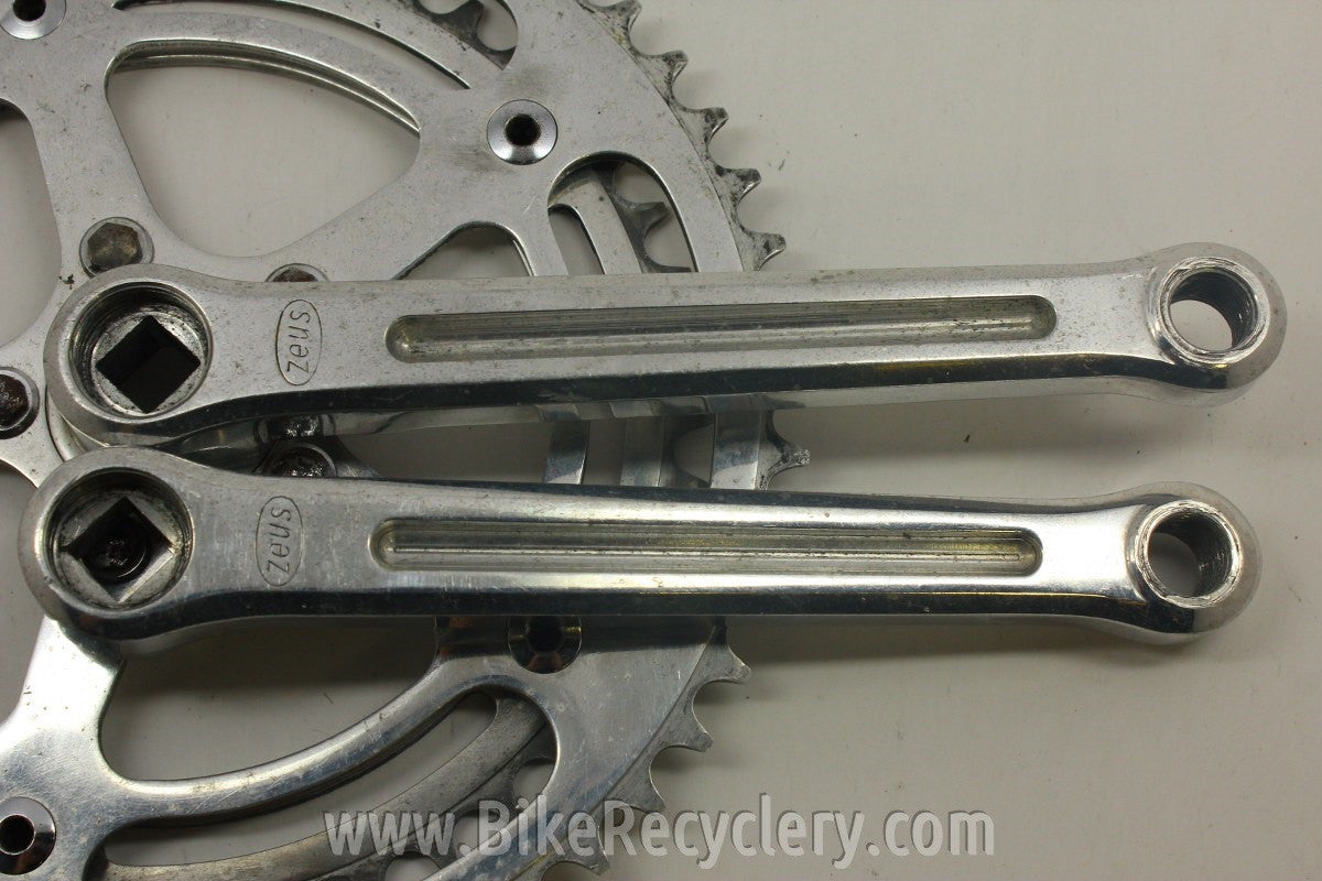 Zeus Competition Cyclotourist Crankset: 1970's 52/44T, 170mm