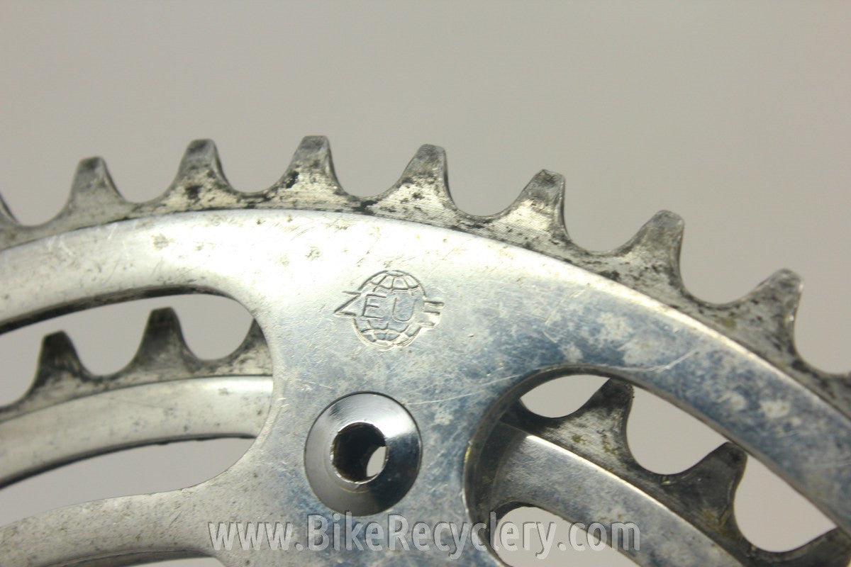 Zeus Competition Cyclotourist Crankset: 1970's 52/44T, 170mm