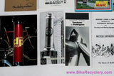 Vintage Bike Catalog & Pamphlet LOT: Detto / Chris Kvale / Automoto / Hetchins / Rodriguez Tandem / Guide Etapes...