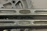 Stronglight 49D Cyclotourist Crankset: 170mm, 53/40t Worn Rings