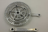 Stronglight 49D Cyclotourist Crankset: 170mm, 53/40t Worn Rings