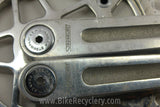Stronglight 93 Super Competition Crankset: Dust Caps, Worn Half-Step Rings 48/44t