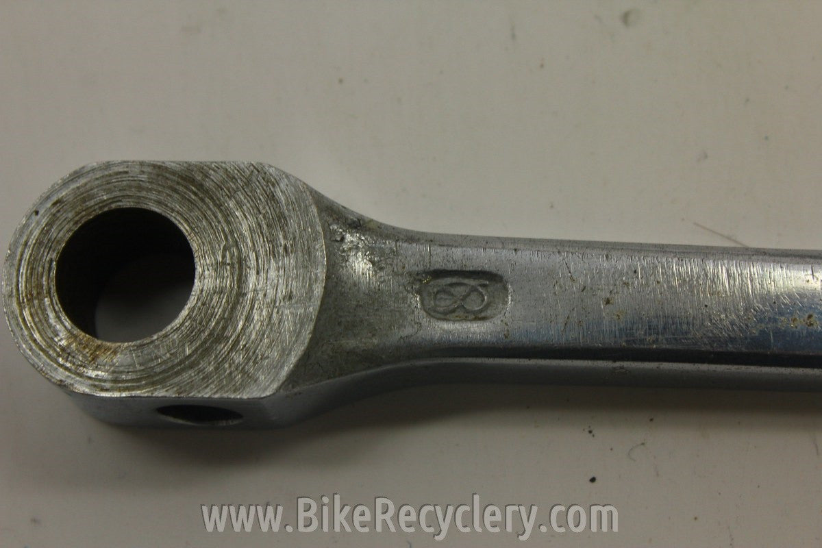 1950's Williams B100 Crankset: 177.5mm, 46T, Interchangeable w/ TA