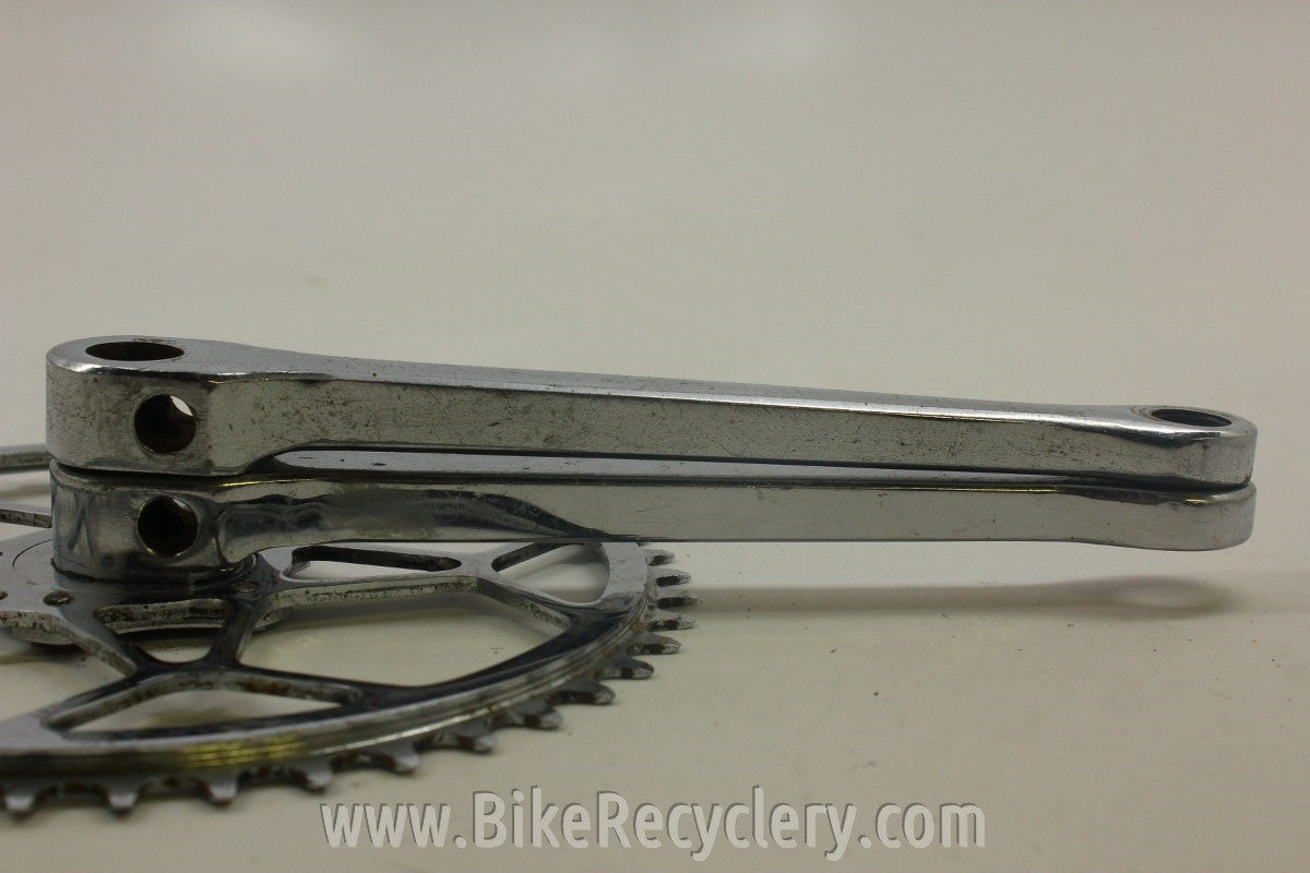1950's Williams B100 Crankset: 177.5mm, 46T, Interchangeable w/ TA