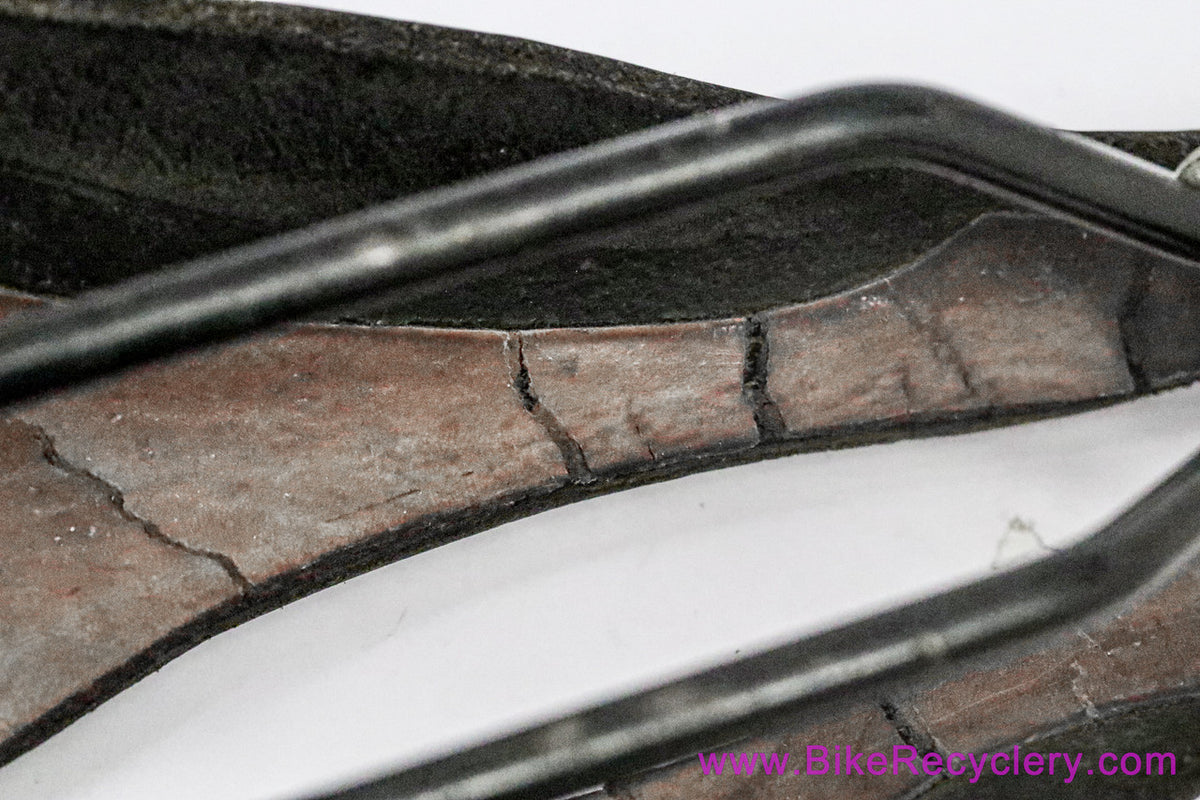 Selle Anatomica Titanico Leather Saddle: Black (Tension Bolt Issue, for parts Or Repair)