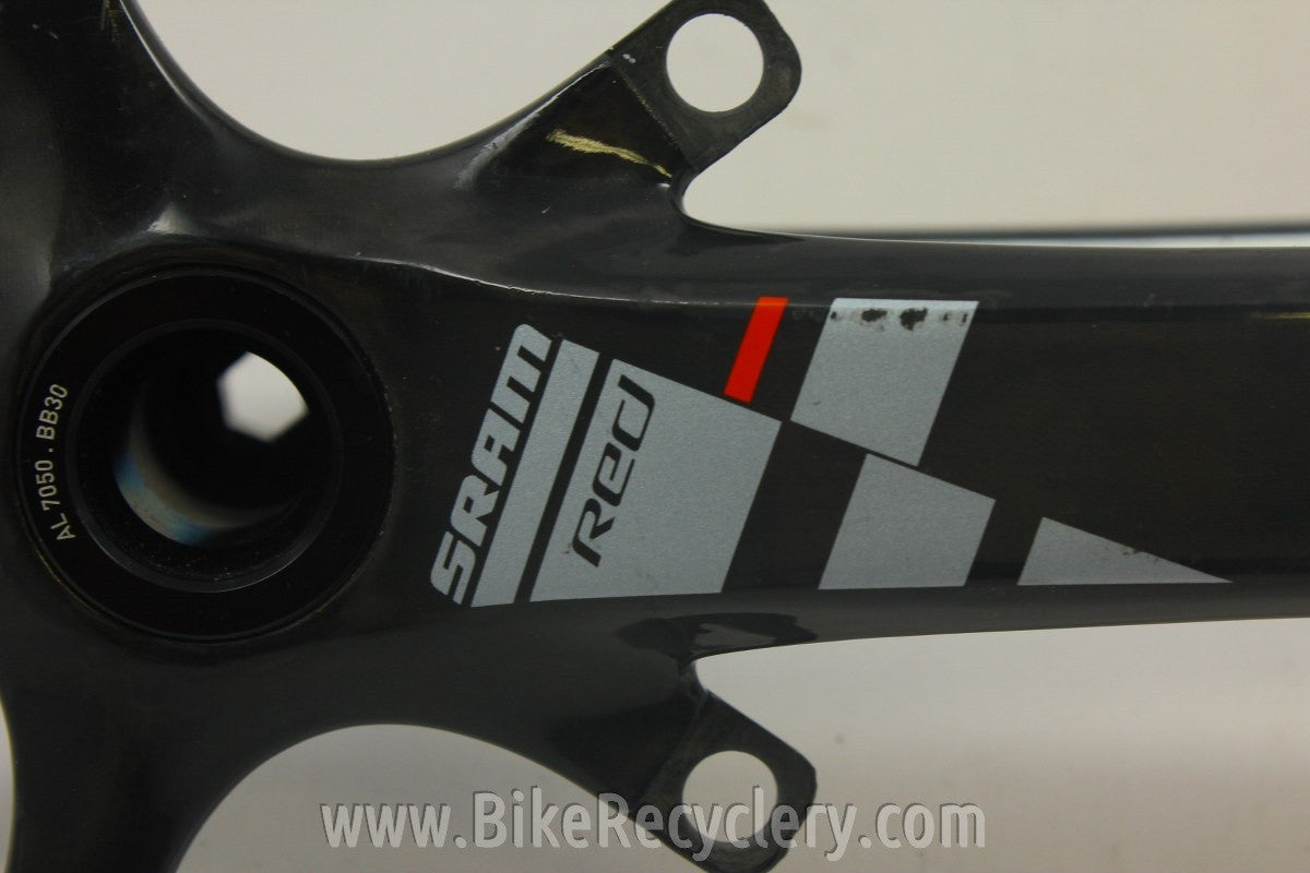 Sram Red BB30 Crankset: 172.5mm 130mm BCD 10 Speed