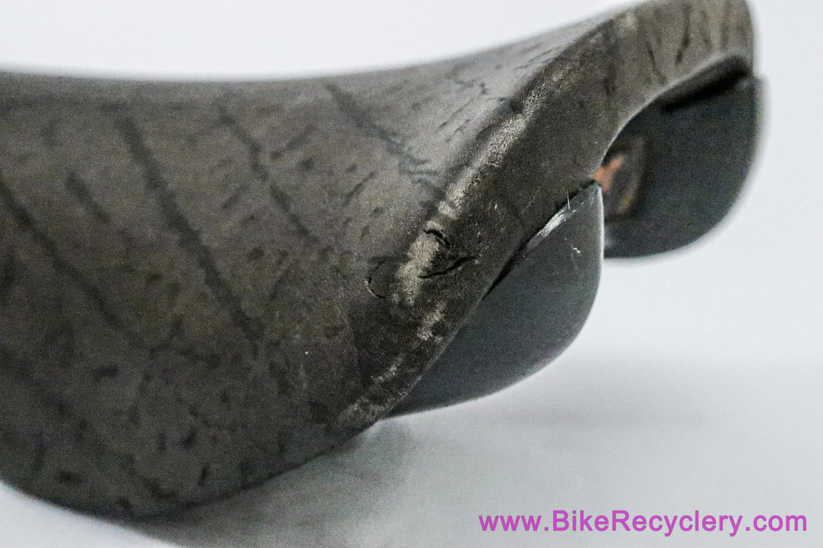 San Marco Concor Supercorsa Confort Buffalo Leather Saddle: 1980's 1990's - Dark Brown (EXC)