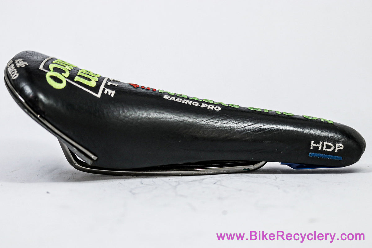 San Marco Squadra HDP No Slip Saddle: Textured & Embroidered Leather (Near Mint+)