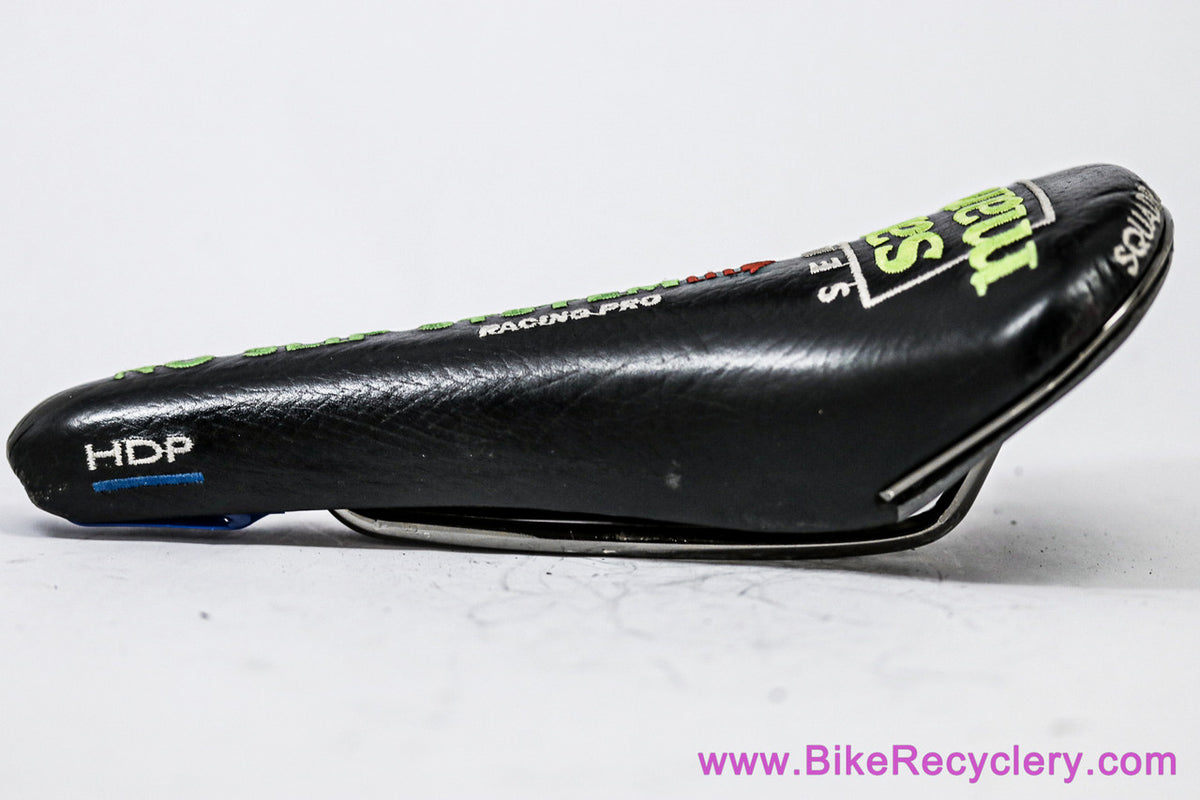 San Marco Squadra HDP No Slip Saddle: Textured & Embroidered Leather (Near Mint+)