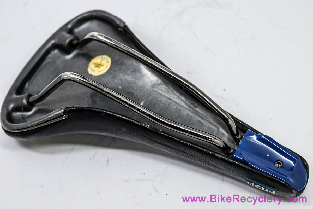 San Marco Squadra HDP No Slip Saddle: Textured & Embroidered Leather (Near Mint+)