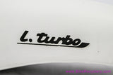 Selle Italia L. Turbo Saddle: Smooth White Leather - Shorter/Wider Version