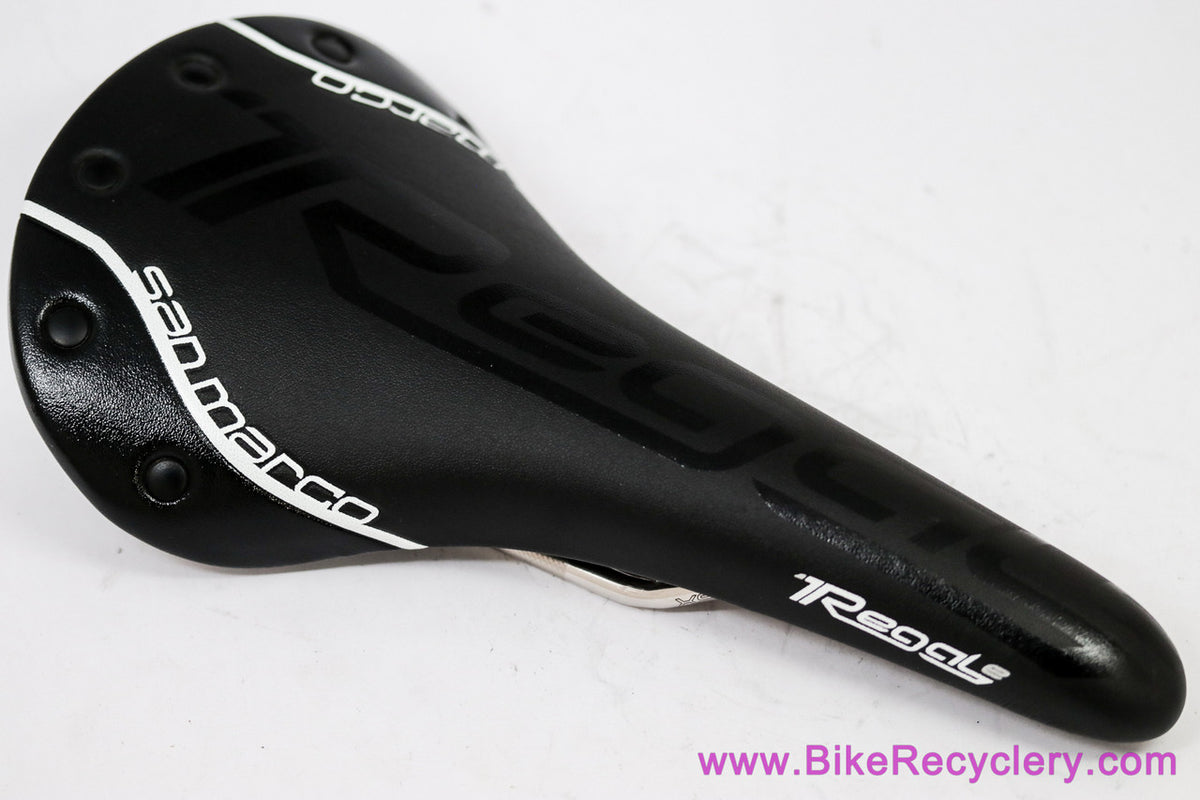 NOS San Marco Regale Rivet Saddle: 235g: Early 2000's - Black - Xsilte/Ti  (Take Off)