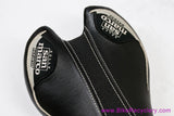 NOS San Marco Ponza Black Leather Saddle: Black