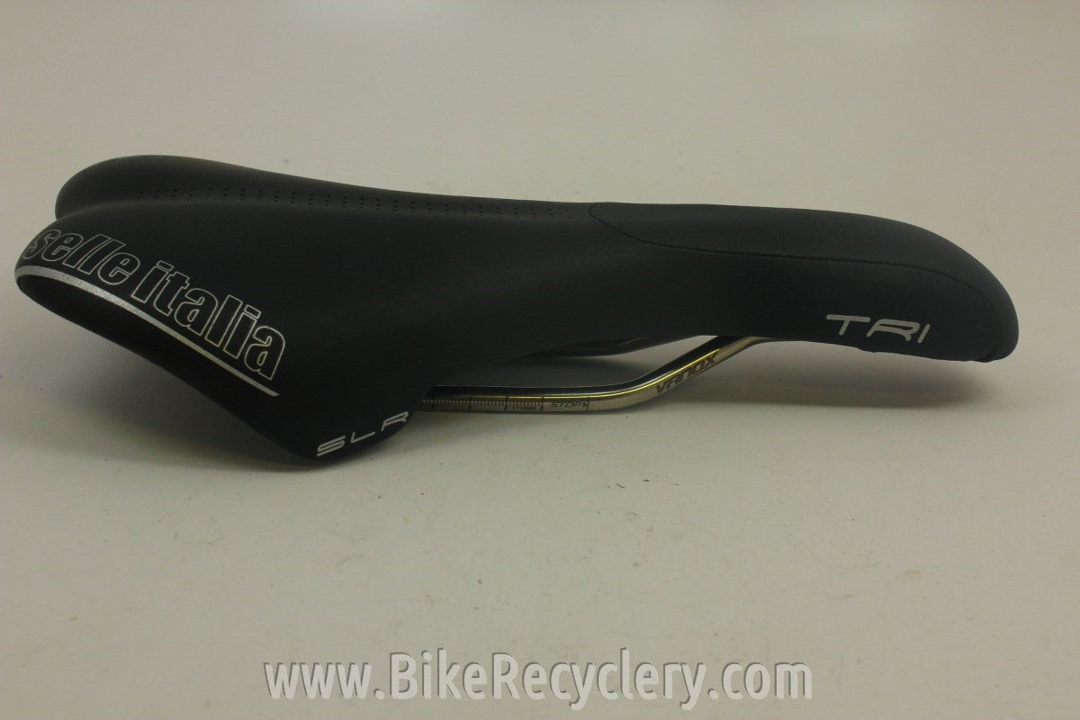 Selle Italia SLR Tri Saddle: Vanox, Black, NEW