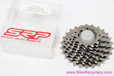 NIB/NOS SRP Titanium 8 Speed Cassette: Road 13-26T - Shimano HG - Blue Spacers