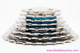 NIB/NOS SRP Titanium 8 Speed Cassette: Road 13-26T - Shimano HG - Blue Spacers