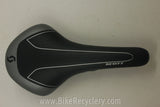 Scott Bike Saddle: Grey / Black Shaped like Fizik Antares, NEW