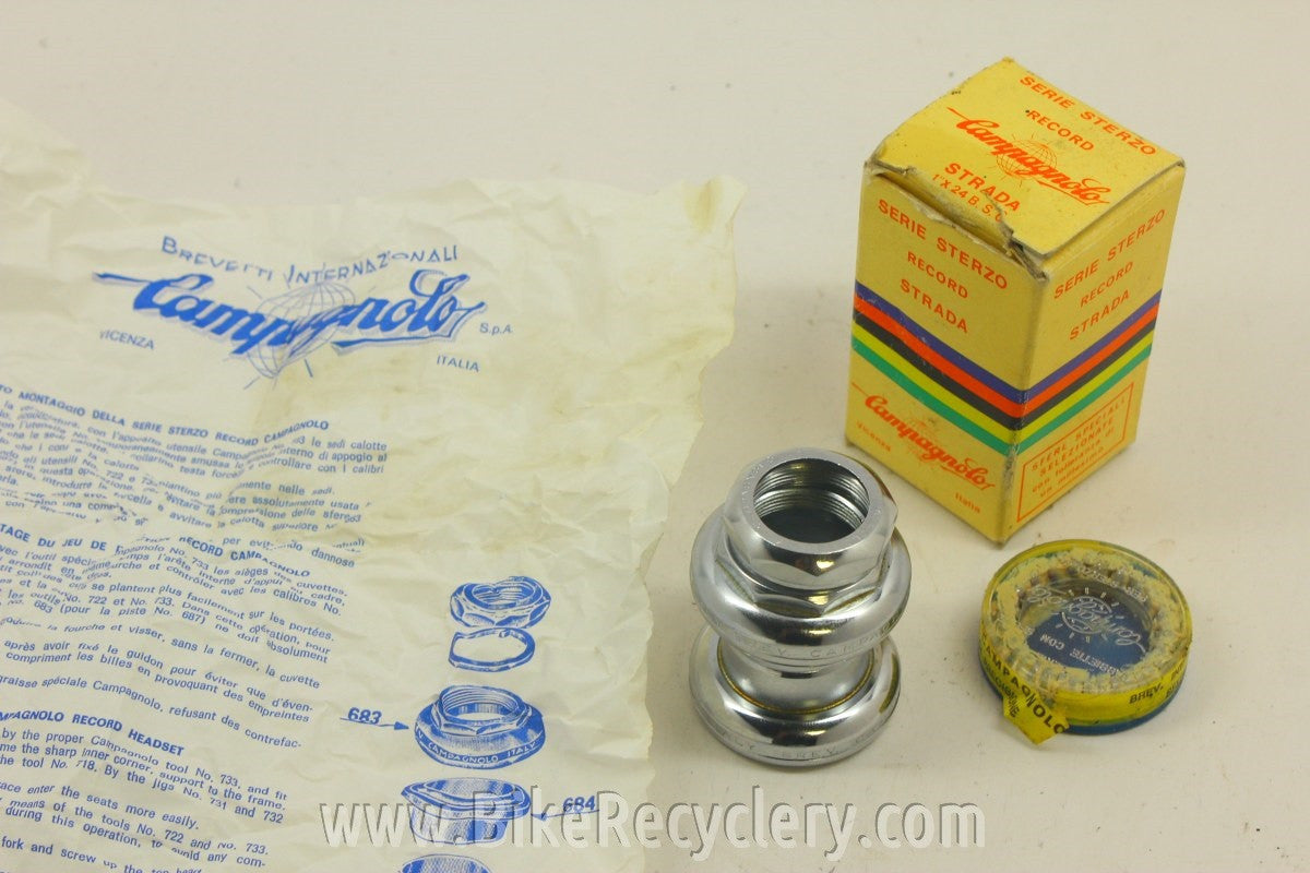 NOS/NIB Campagnolo Nuovo Record Headset: Strada 1039, English
