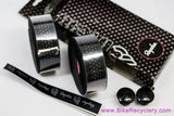 Rapha x Cinelli Handlebar Tape: Black & Pink Faux Leather - RARE Limited Edition 2015