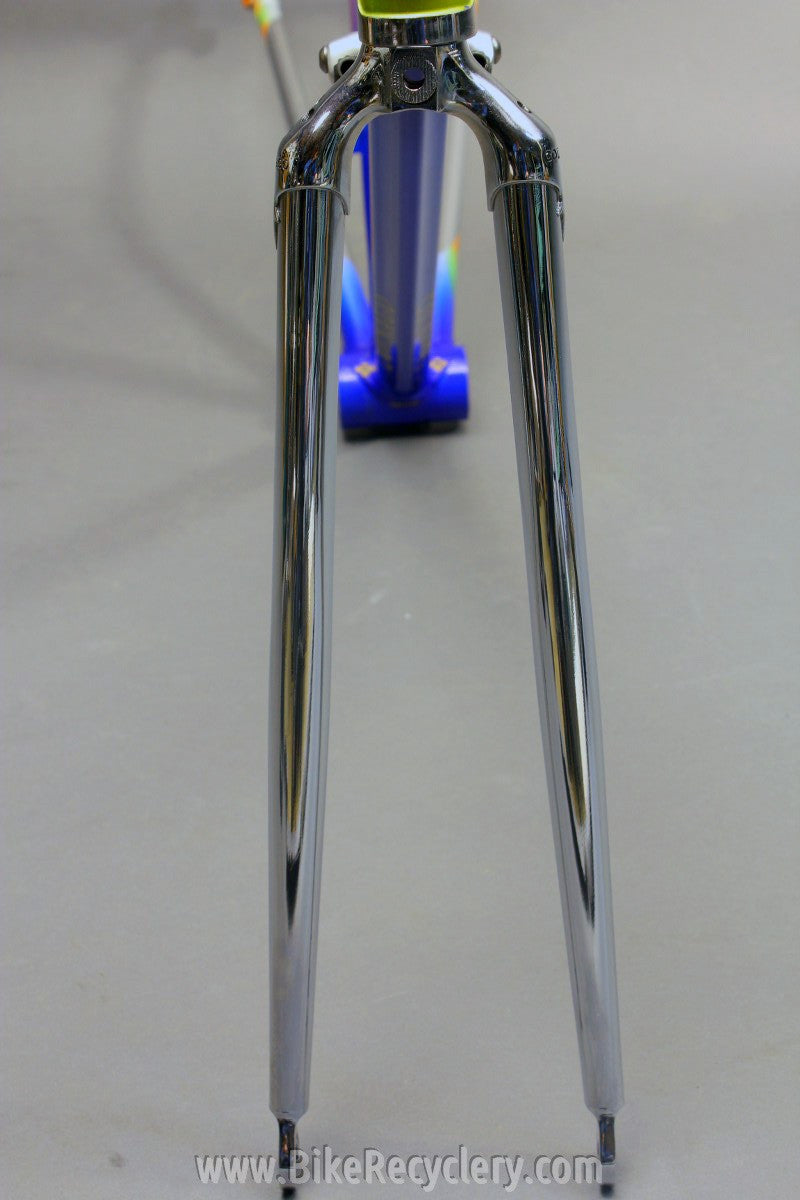 NOS 1995 Colnago Master Light Frame & Fork: 51cm Art Deco Blue