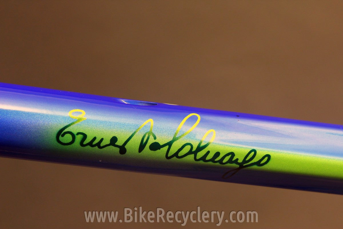 NOS 1995 Colnago Master Light Frame & Fork: 51cm Art Deco Blue