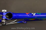NOS 1995 Colnago Master Light Frame & Fork: 51cm Art Deco Blue