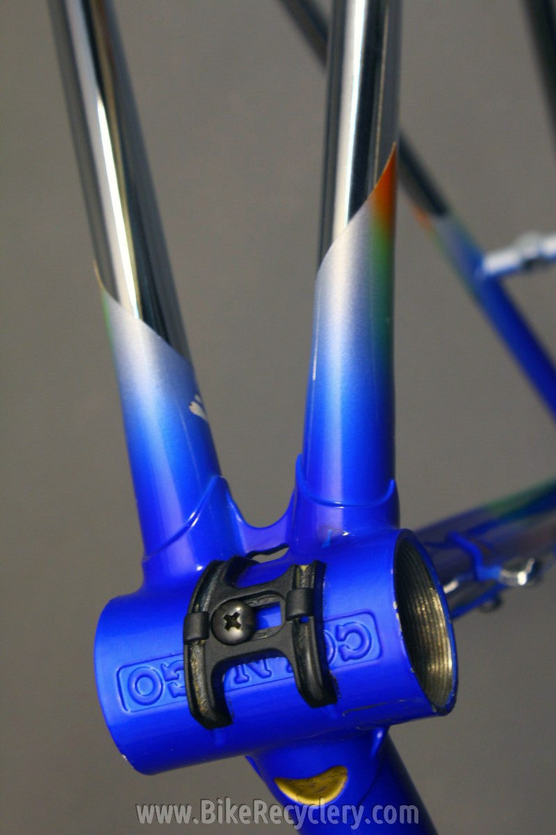 NOS 1995 Colnago Master Light Frame & Fork: 51cm Art Deco Blue