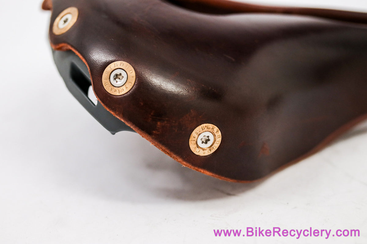 Gilles Berthoud Aravis Open Leather Saddle: Titanium - Cutout - Brown (LOW Miles Near Mint+)