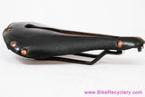 Selle Anatomica X1 Leather Saddle: Black + Copper Rivets (Near Mint+ LOW Miles)
