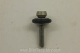 Campagnolo Brake Barrel Adjusters! Titanium w/ Black O-Rings, 5g (Pair)