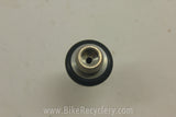 Campagnolo Brake Barrel Adjusters! Titanium w/ Black O-Rings, 5g (Pair)