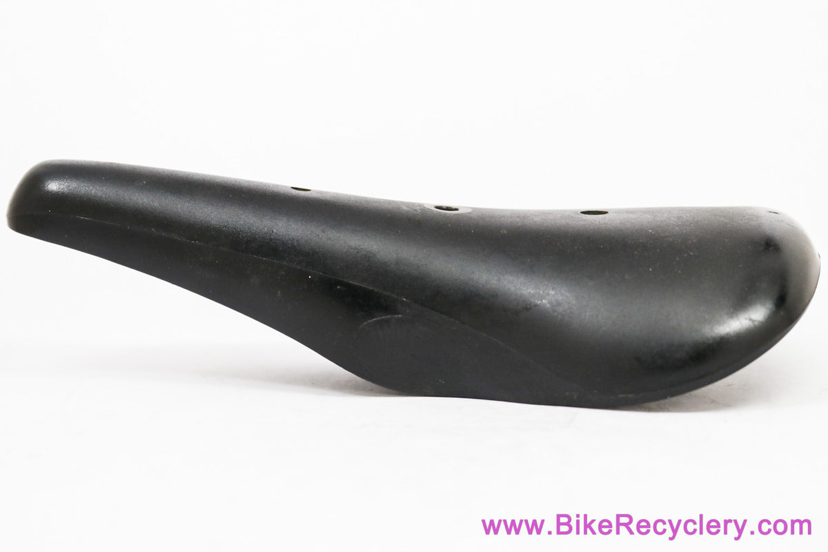 Cinelli Unicanitor MOD 50 Uncovered Plastic Saddle: 1960's - Old Cinelli Logo