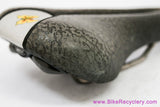 Vintage Terry Butterfly Titanium Saddle: Leopard Print Leather - Cutout (Near Mint+ Low Miles)