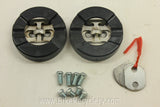 MR2 Racer Orb Titanium Pedals & NOS Cleats: <170g w/cleats! RARE!
