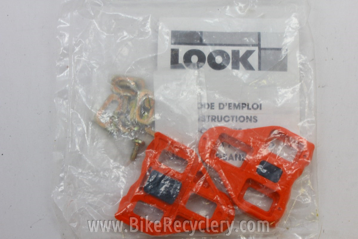 NOS Look Delta Cleats: Red