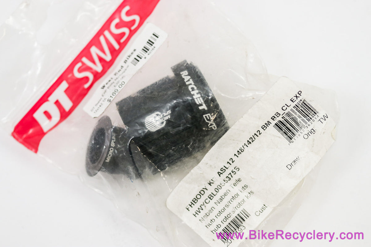 DT Swiss Ratchet 180 EXP Microspline Shimano Freehub Body Kit: Ceramic - 12x142/148mm - HWYCBL00S5375S (NEW)