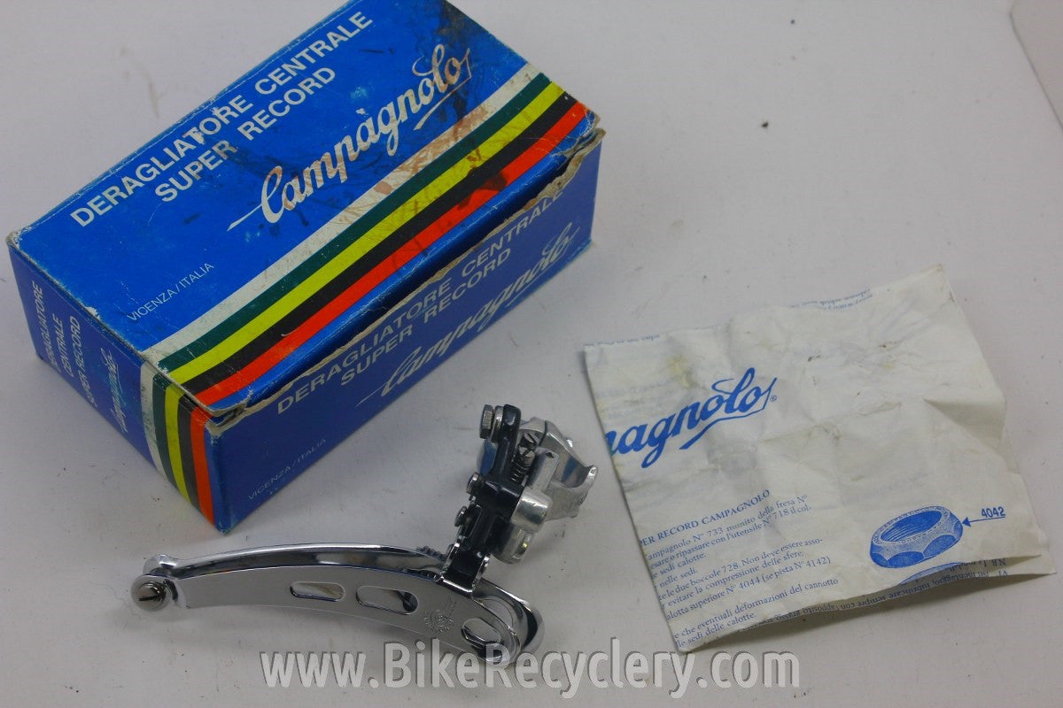 MINT in Box Campagnolo Super Record Front Derailleur: 28.6mm 1052/SR (used)